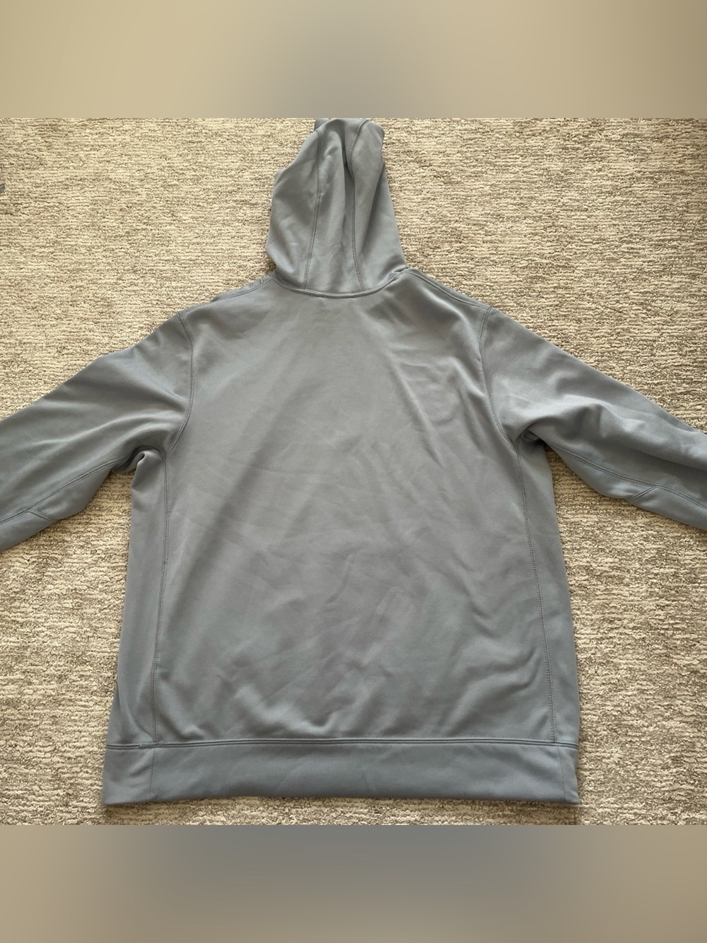 Nike Therma-Fit Pullover Hoodie Men’s Size XL Gray Fleece Logo Graphic Print - Picture 8 of 8